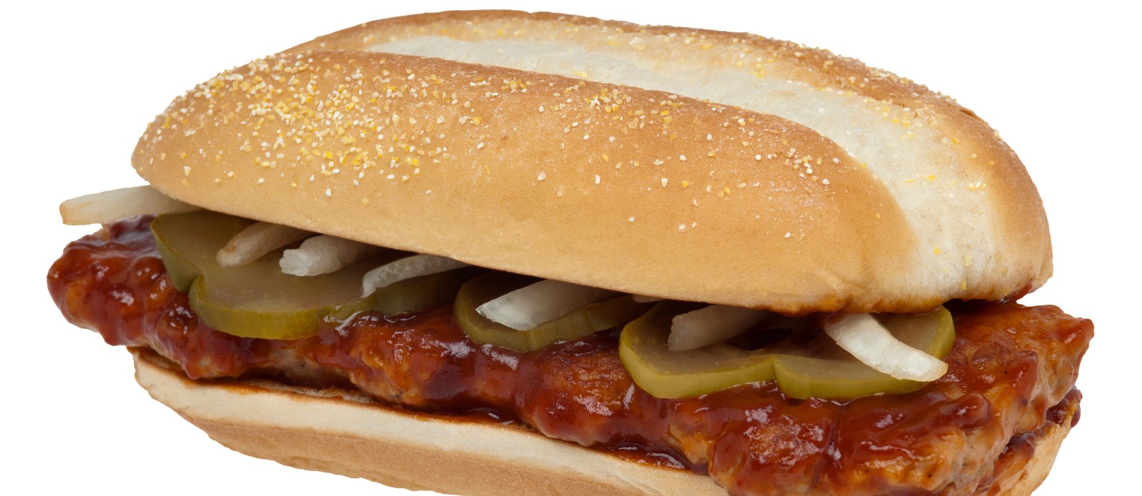 When was McRib first introduced to the McDonald's menu?