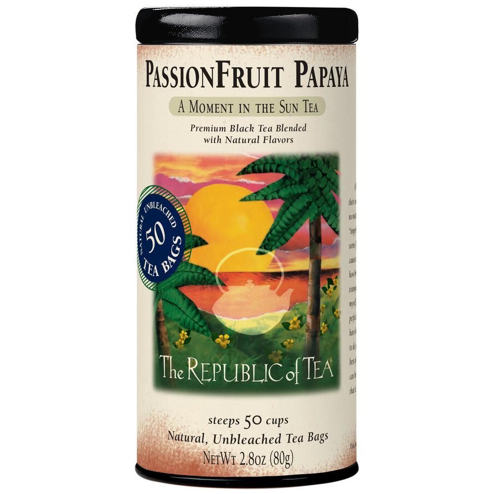PassionFruit Papaya Black Tea Bags The Republic of Tea