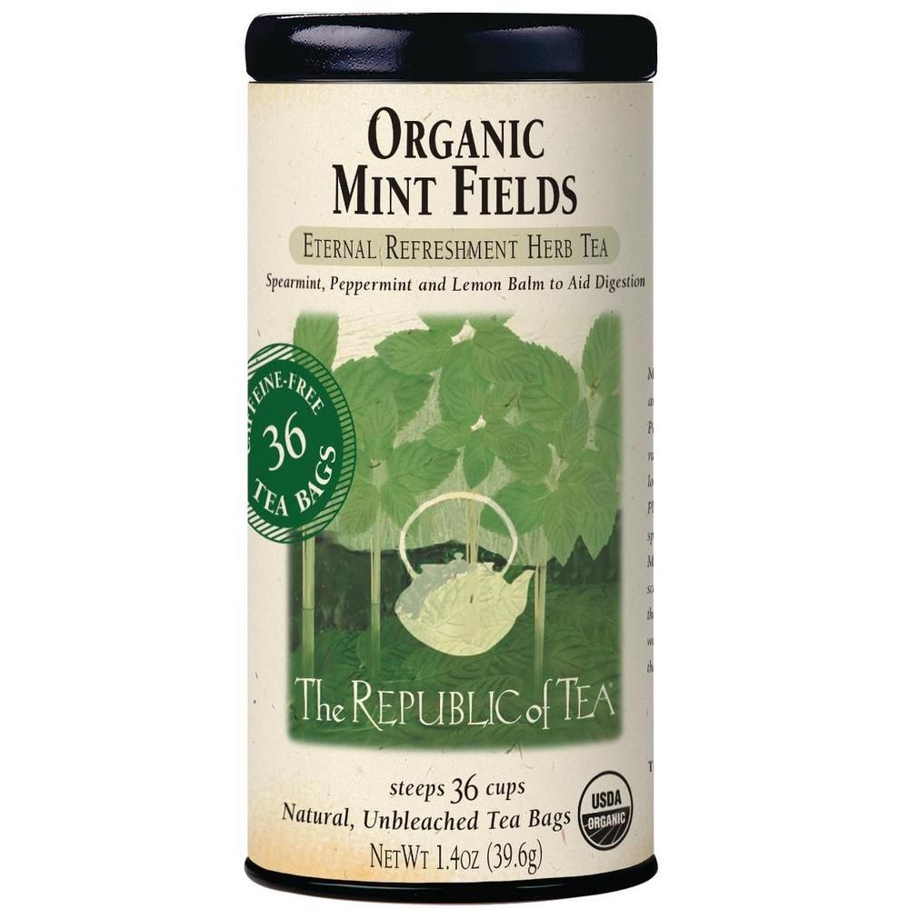 Organic Mint Fields Tea Bags The Republic of Tea