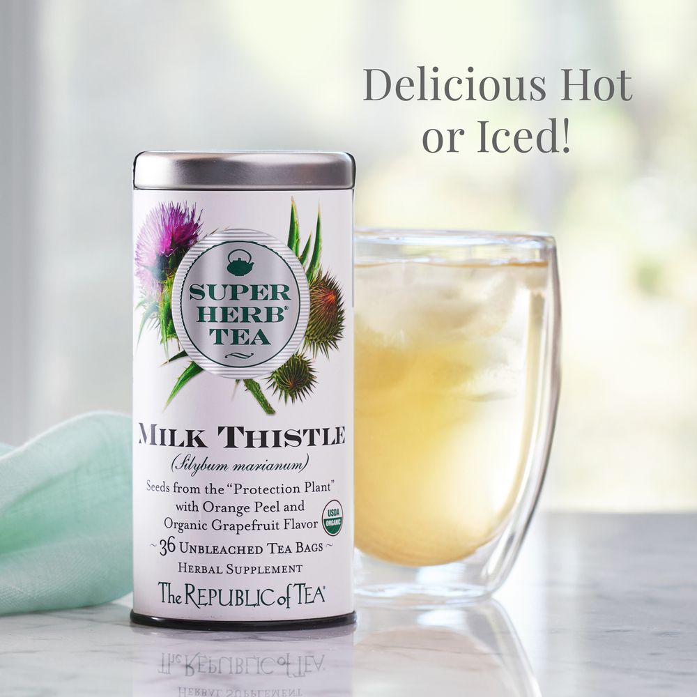Organic Milk Thistle SuperHerb® Tea Bags The Republic of Tea