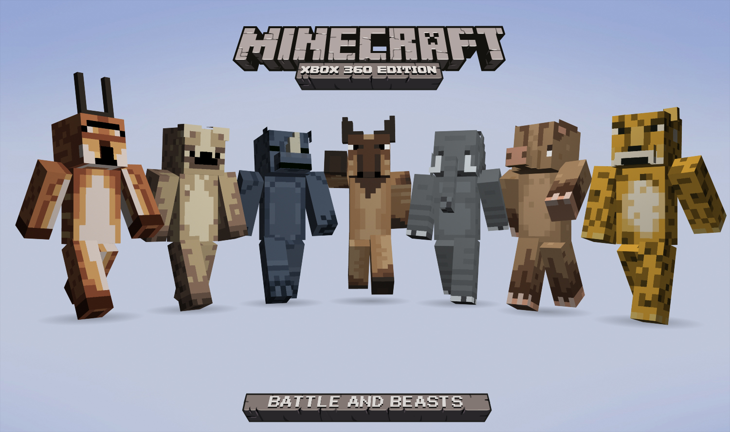 Beasts Battle in Minecraft Xbox 360 Edition