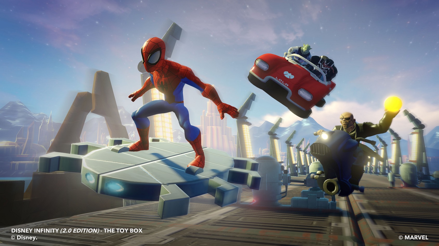 Disney Infinity 2.0 Reveals SpiderMan Play Set
