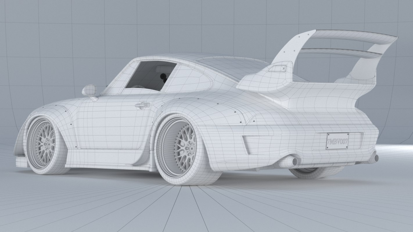 Porsche 911 rwb 3D 1148060 TurboSquid