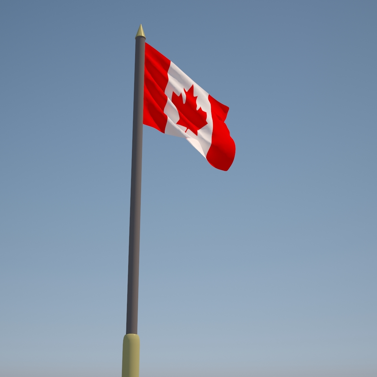 3D flag canada animation model TurboSquid 1189701