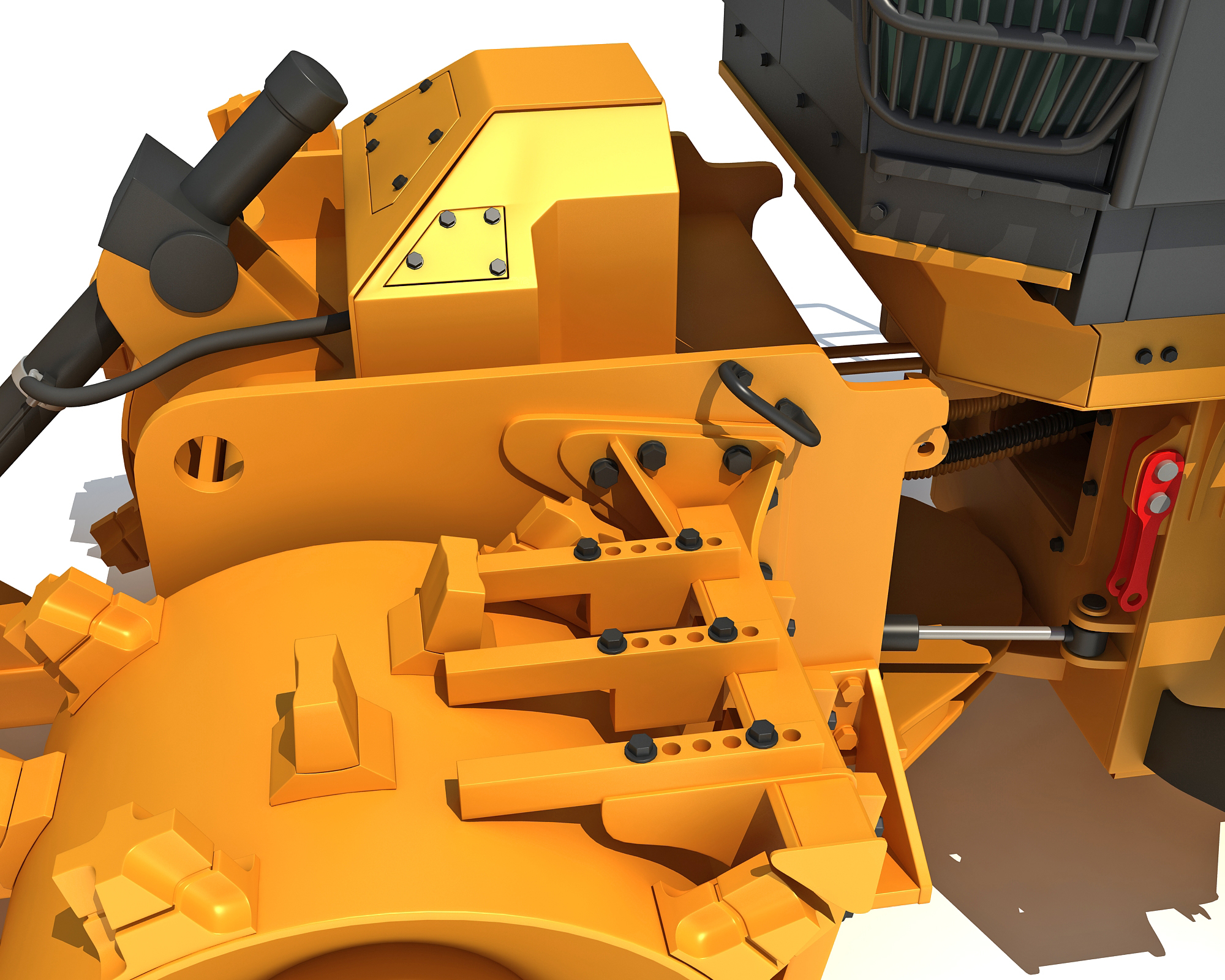 Landfill compactor 3D model TurboSquid 1221596