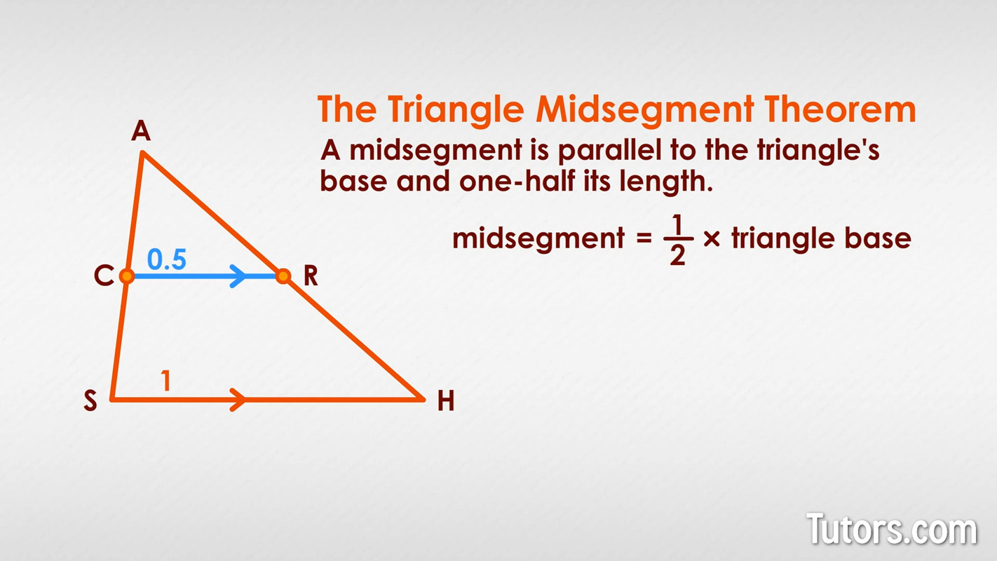 Midsegment of a Triangle (Theorem, Formula, & Video)