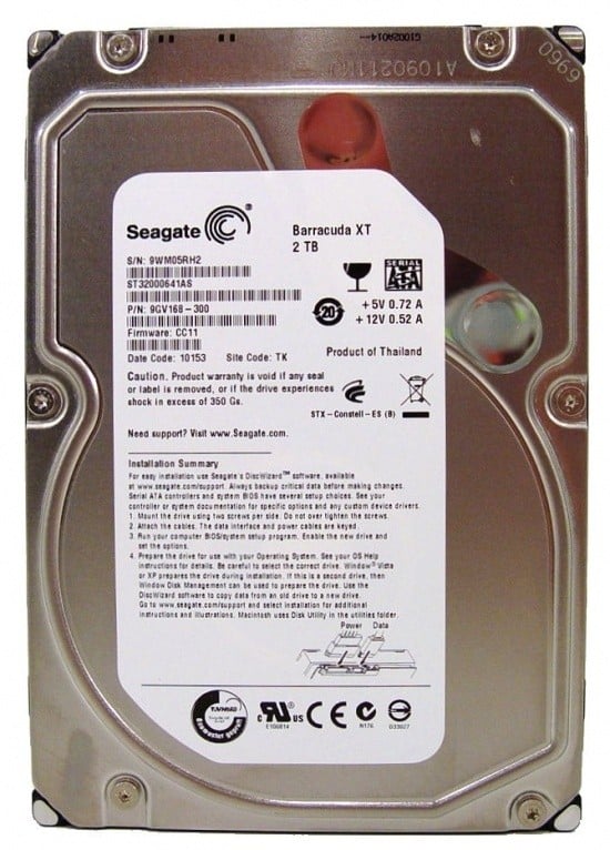 Seagate Barracuda XT 2TB SATA 6 Gbit/s Hard Drive Performance Review