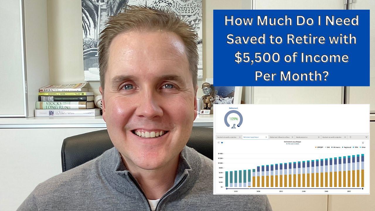 How Much Do I Need Saved to Retire with 5,500 of Per Month