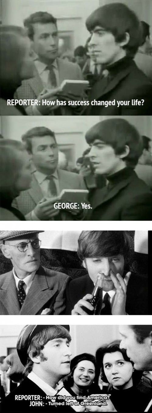 It turns out The Beatles had hilariously sarcastic senses of humor [20