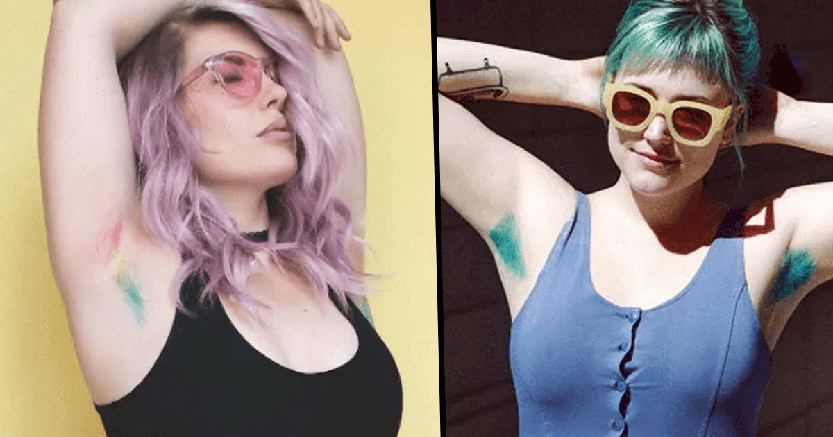 Unicorn Armpit Hair Is 2019's Colorful New Trend 22 Words