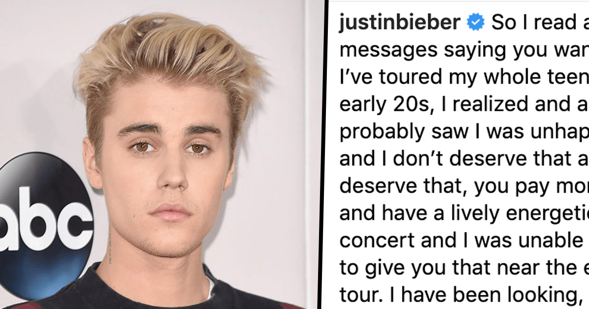 Justin Bieber Worries Fans With Emotional Post on Instagram 22 Words