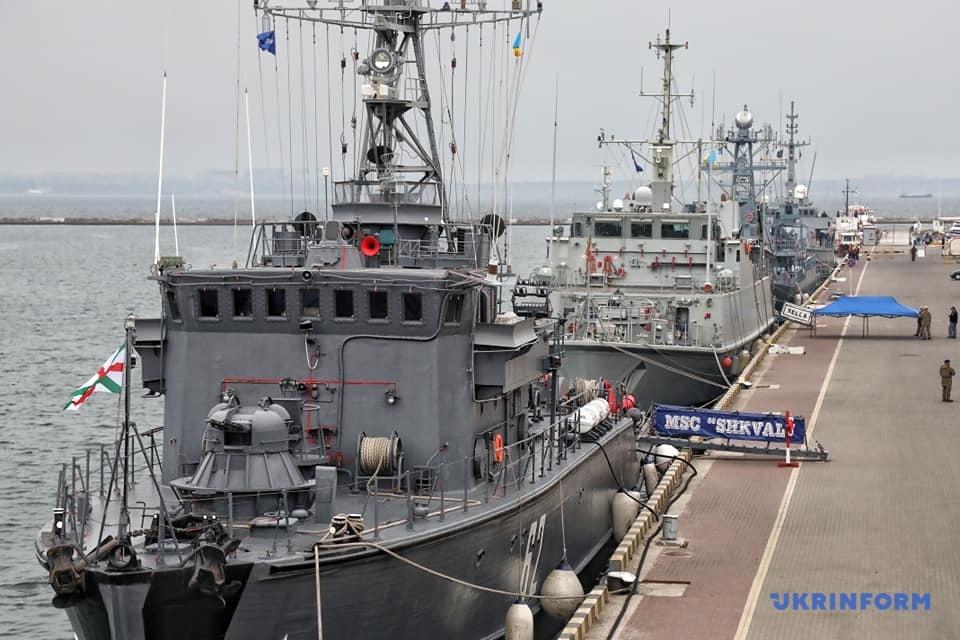 Vier NATOSchiffe in Odessa