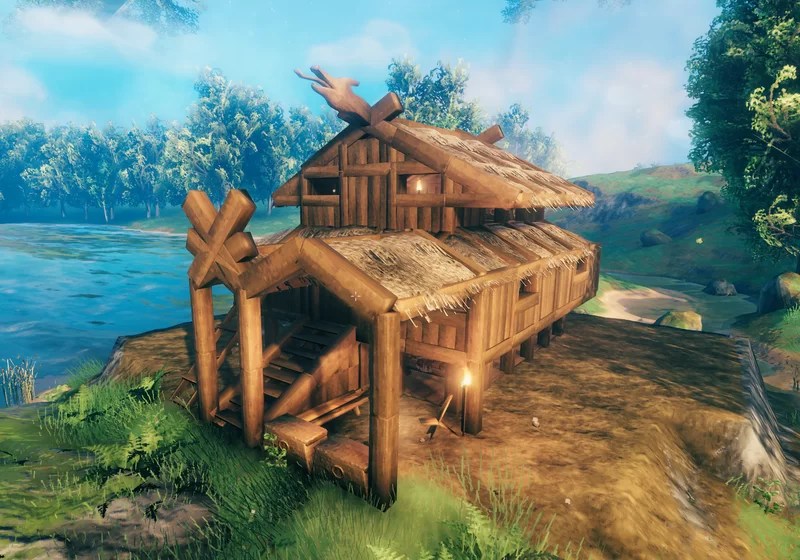 Stilt Home Valheim Build