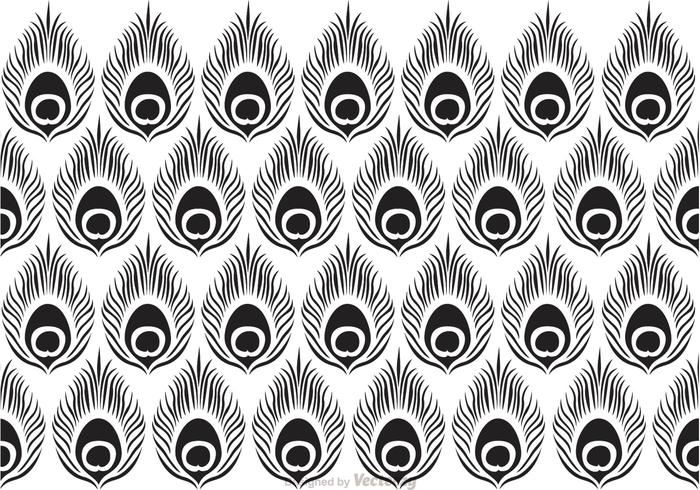 Peacock Black Pattern Vector 88303 Vector Art at Vecteezy