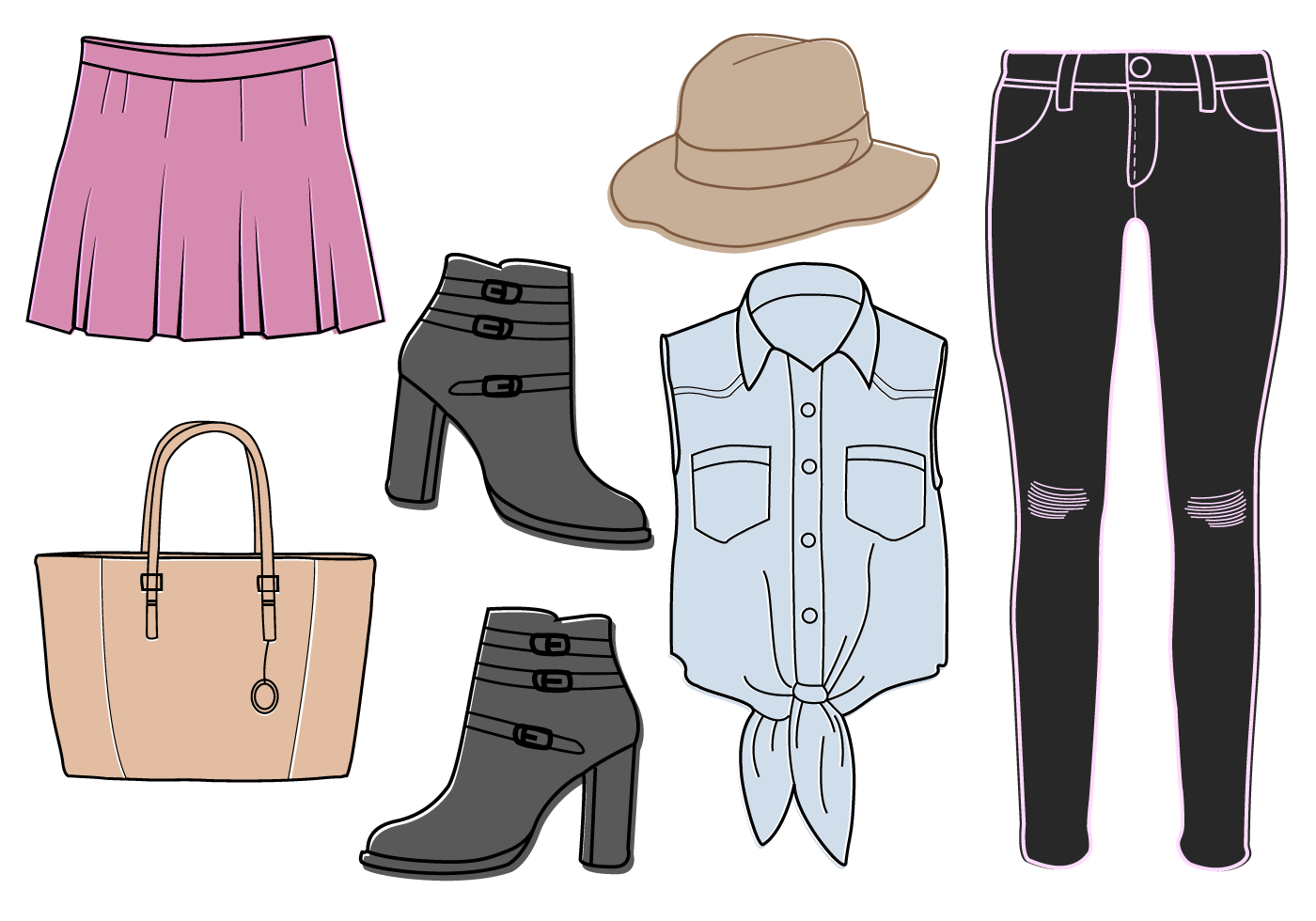 Free Clothes Vector 97607 Vector Art at Vecteezy