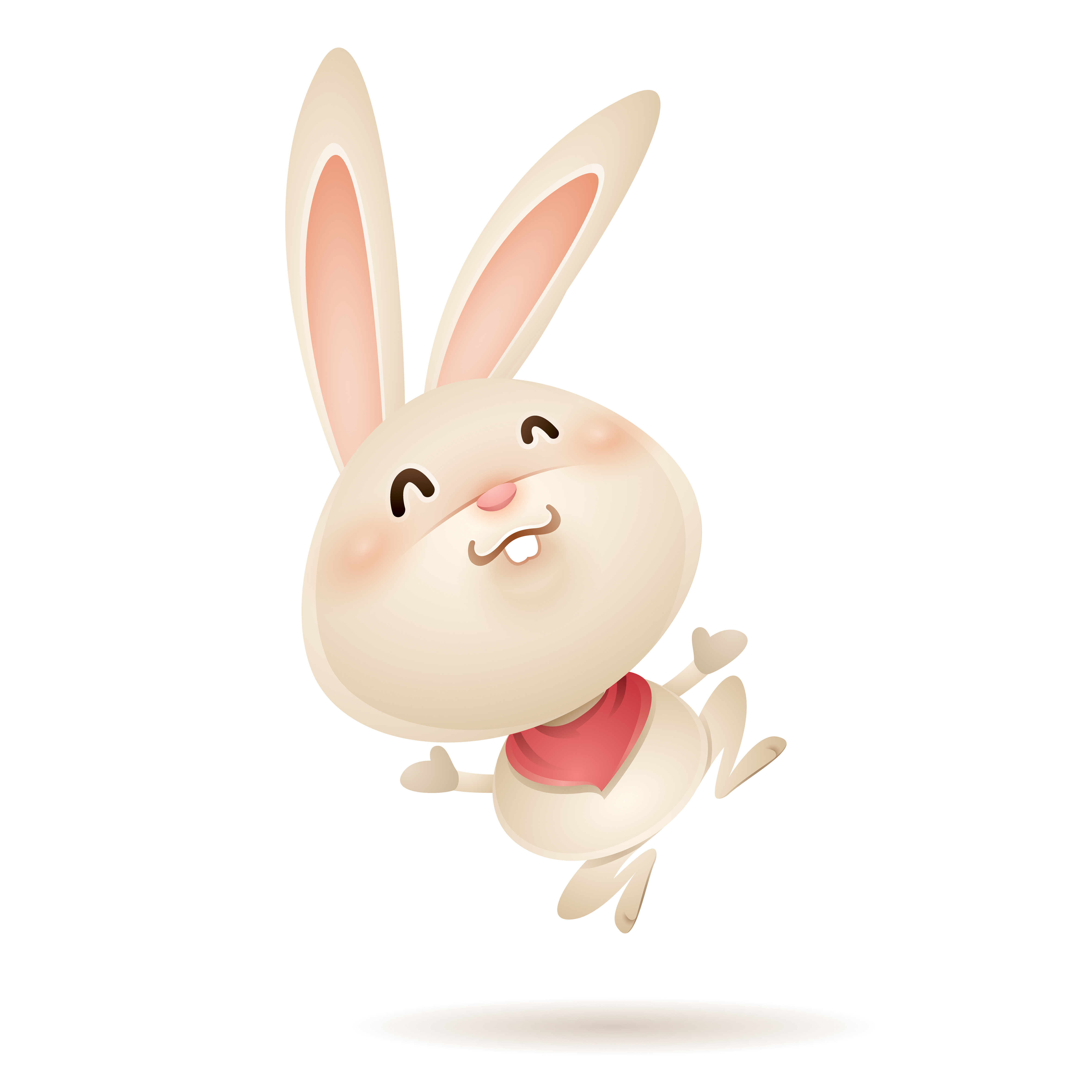 Easter bunny jumping 336768 Vector Art at Vecteezy