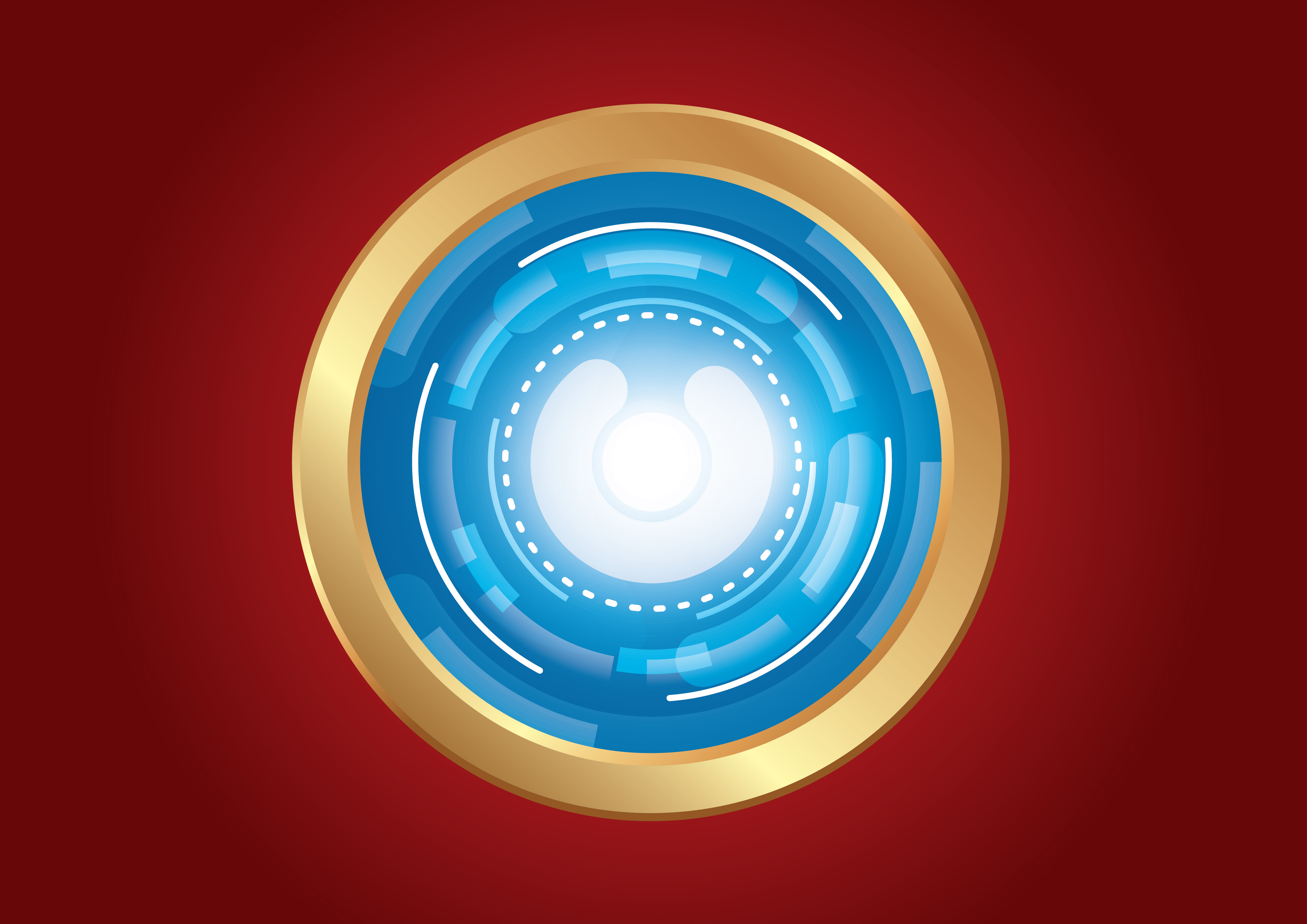 technology circle effect light abstract background 509293 Vector Art at