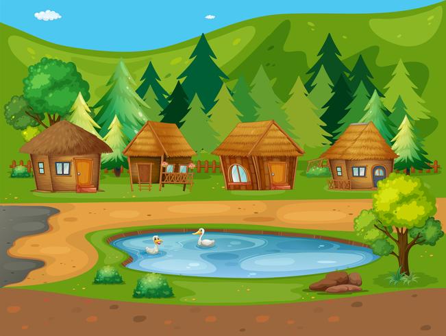 Huts 521198 Download Free Vectors, Clipart Graphics & Vector Art