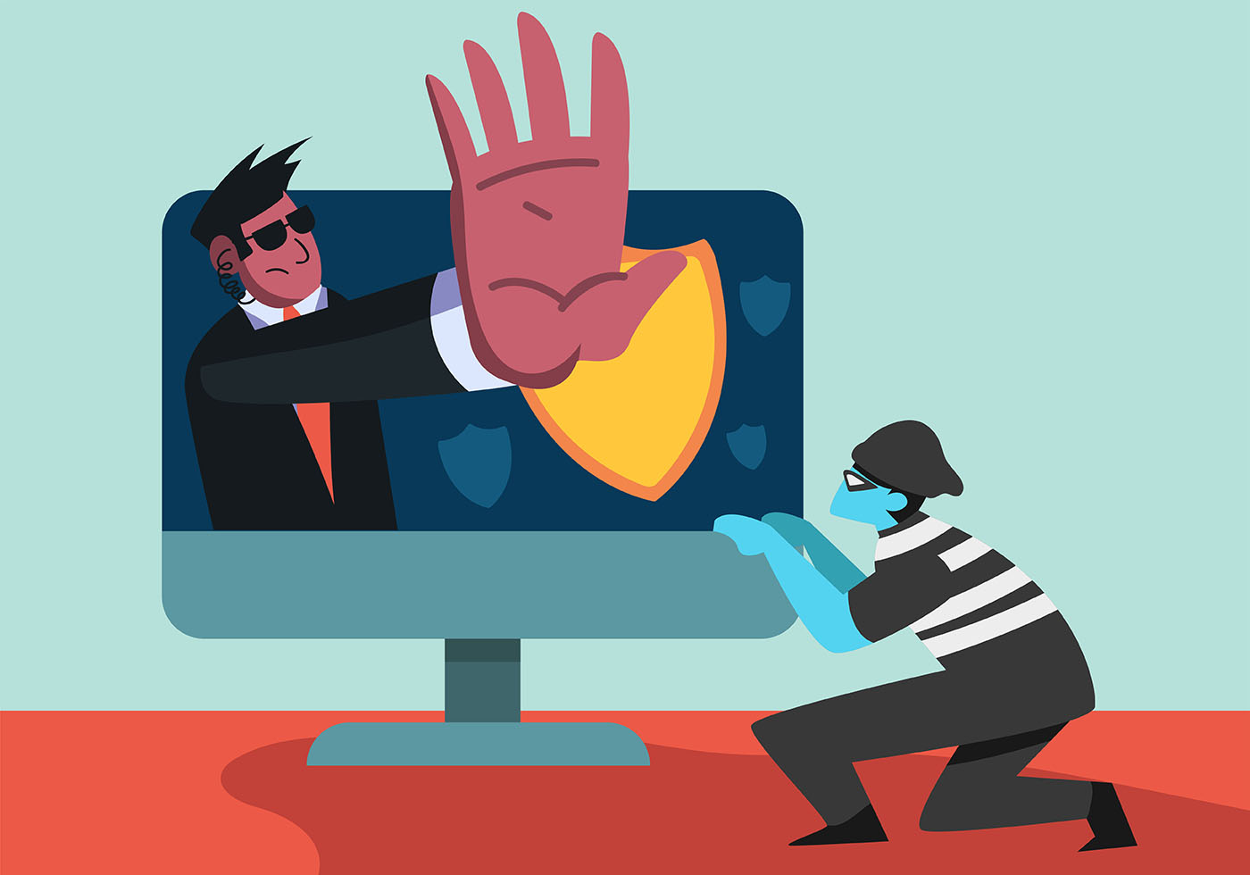 Cyber Security and Computer 527586 Download Free Vectors, Clipart