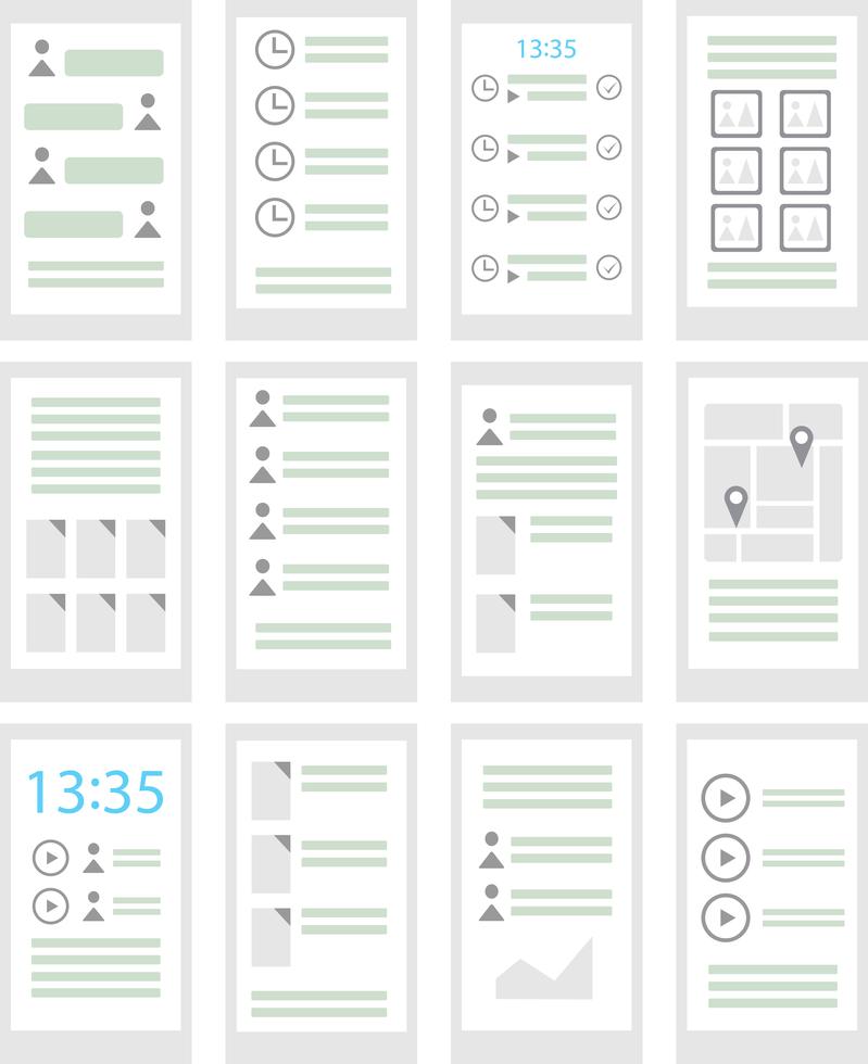 Template interface 532647 Vector Art at Vecteezy