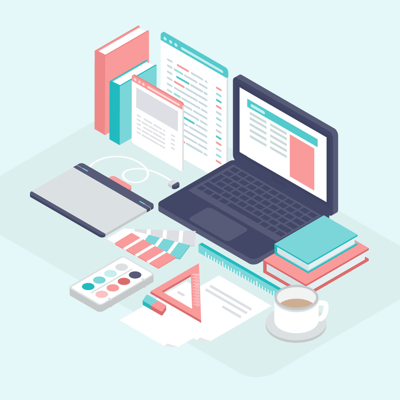 Isometric Graphic Design Elements 573001 Download Free