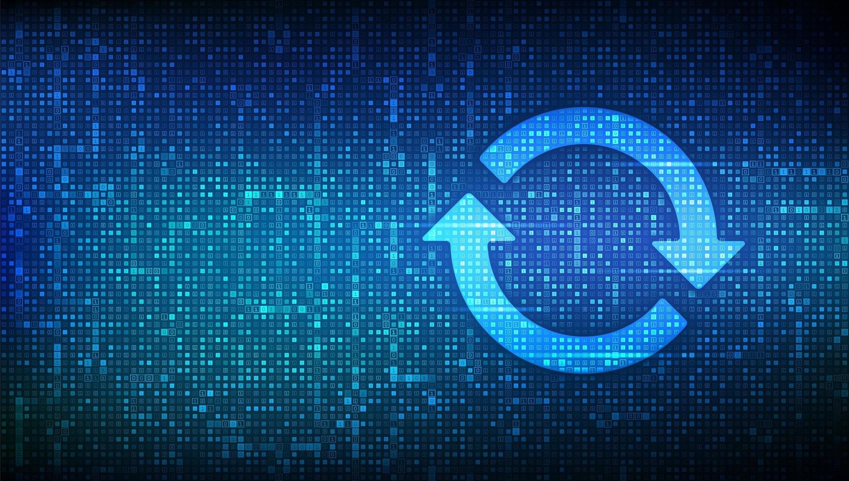 Update Software. Upgrade computer program version concept