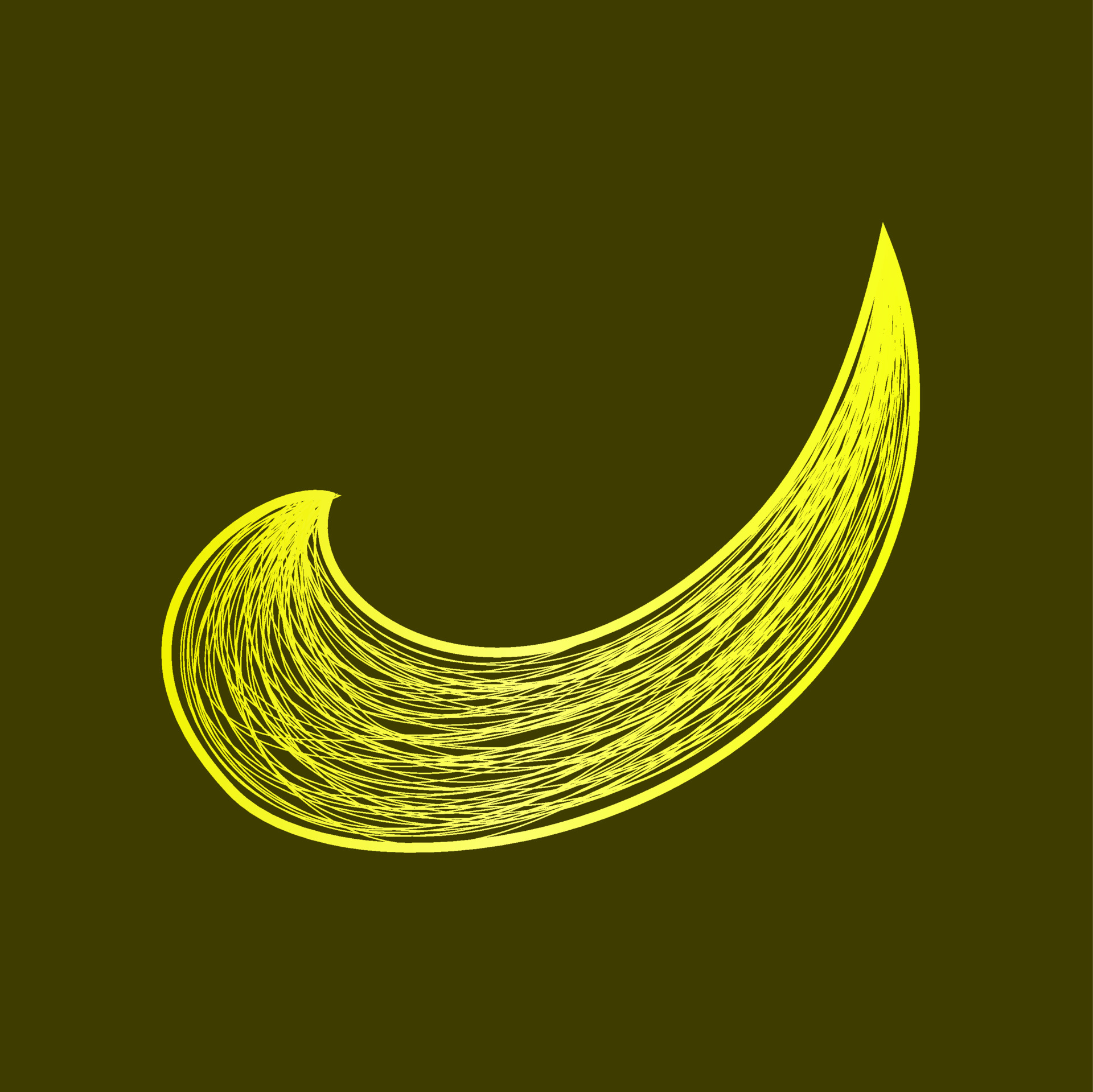 Yellow abstract lines art with wavy gradient effect. can use for sign