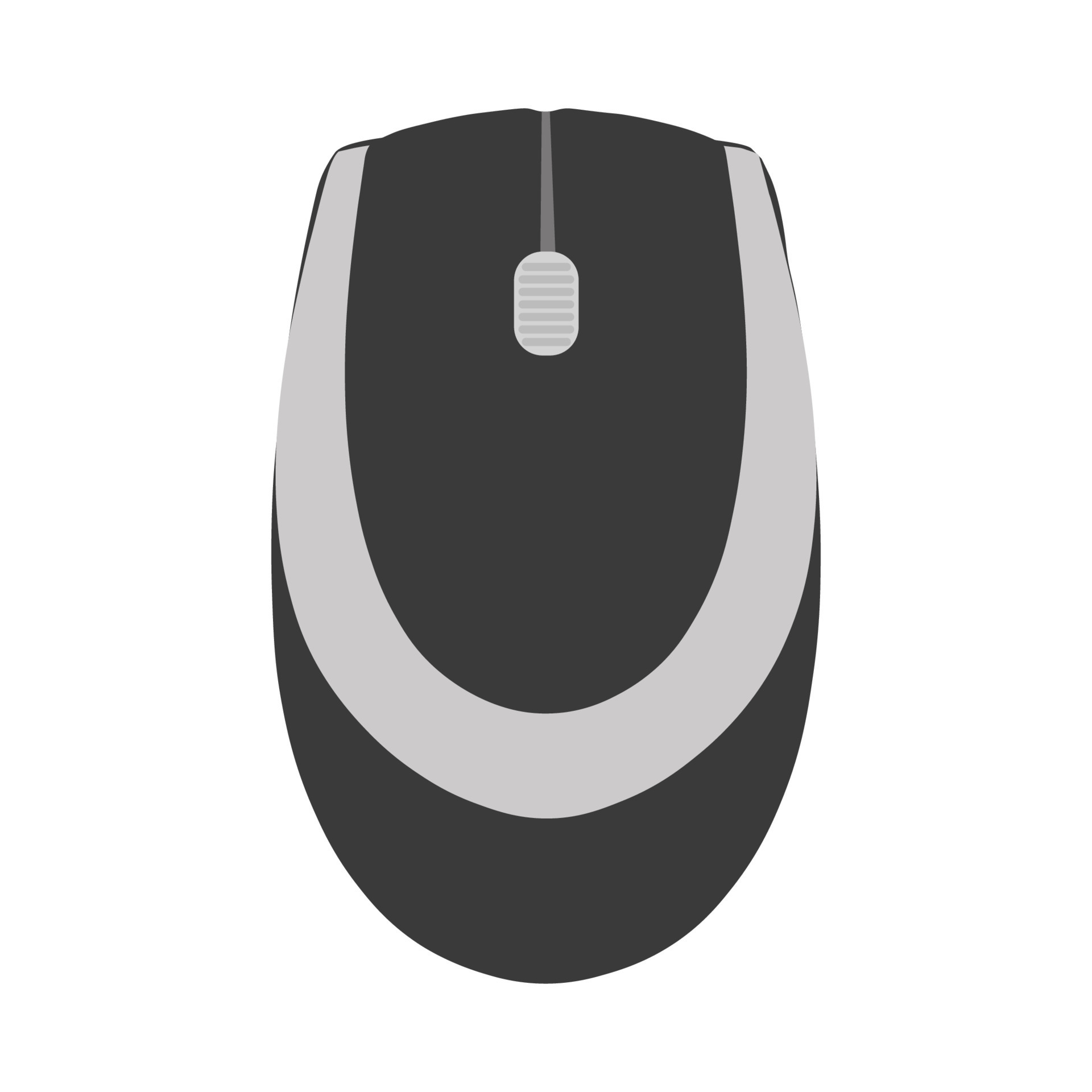PC computer mouse vector illustration technology with button equipment