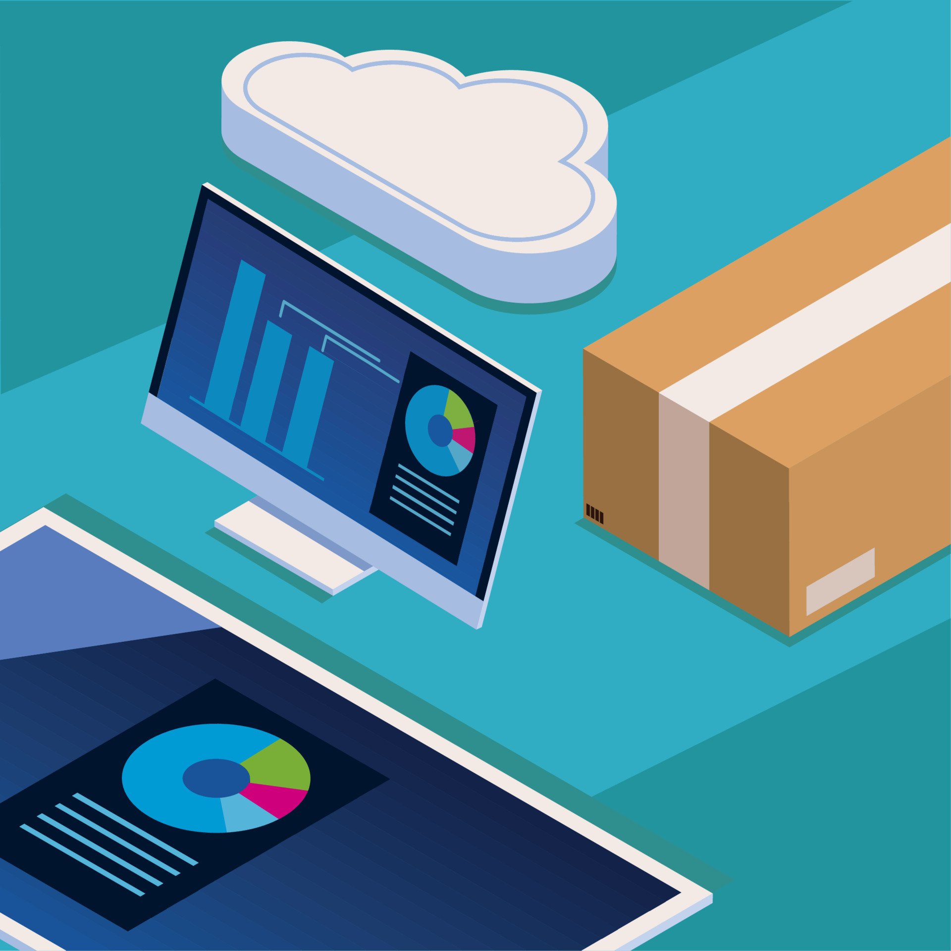 computer storage tech 11128718 Vector Art at Vecteezy