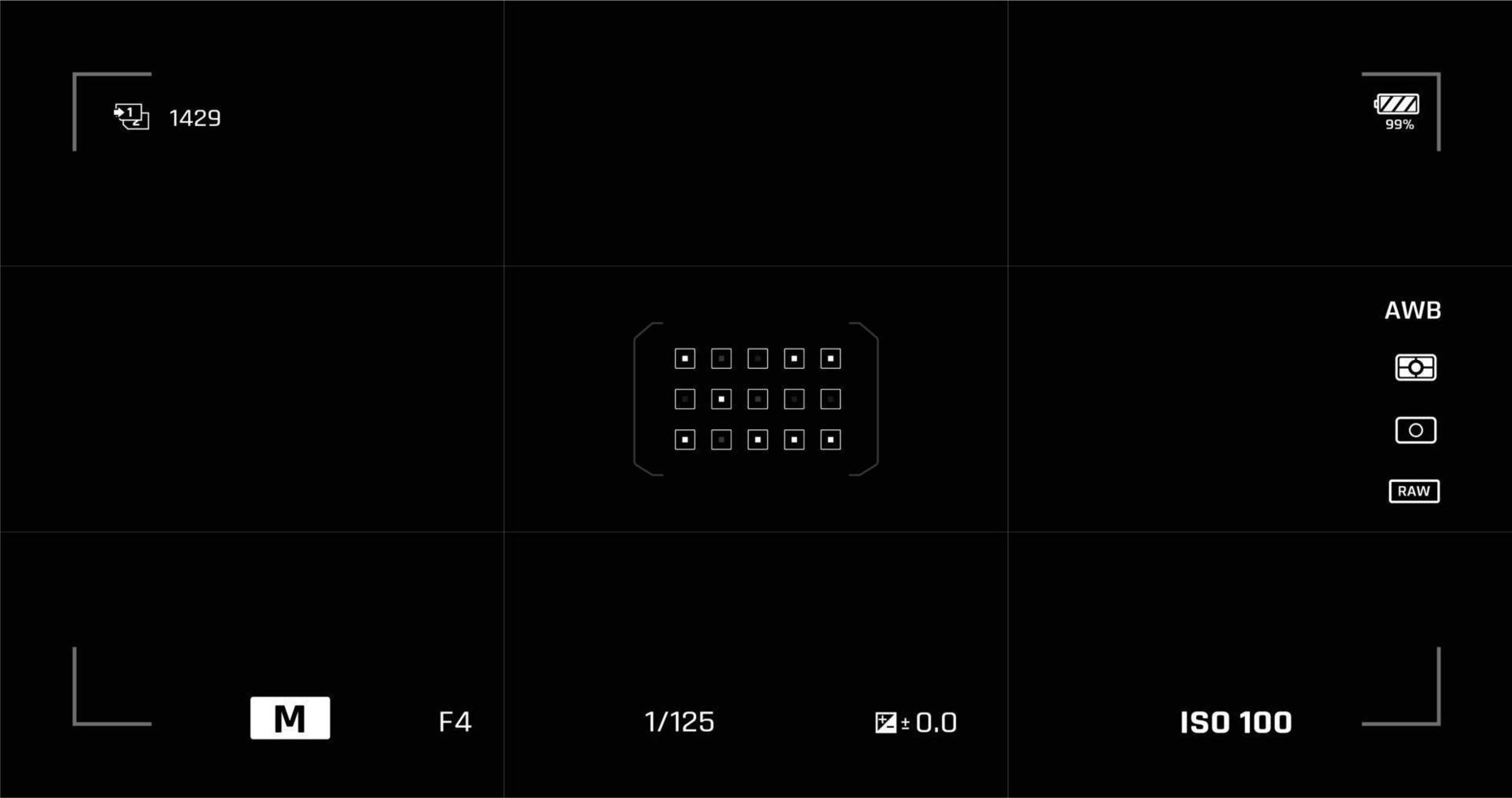 Camera user interface 003 12399048 Vector Art at Vecteezy