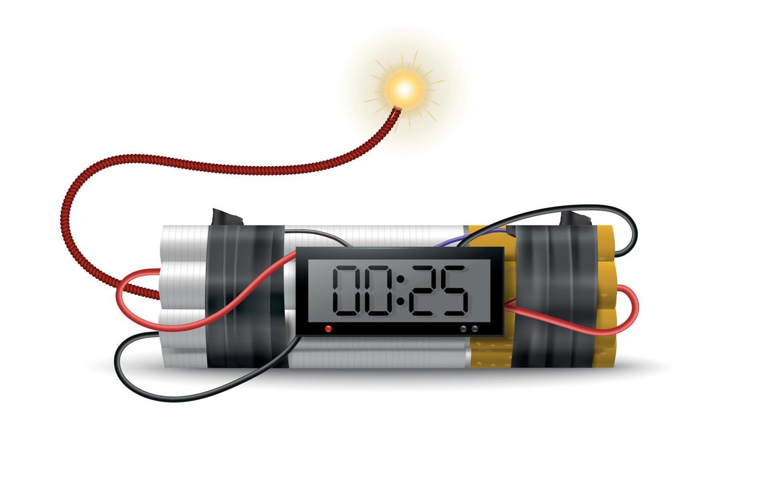 Dynamite Timer Bomb Composition 12696971 Vector Art at Vecteezy