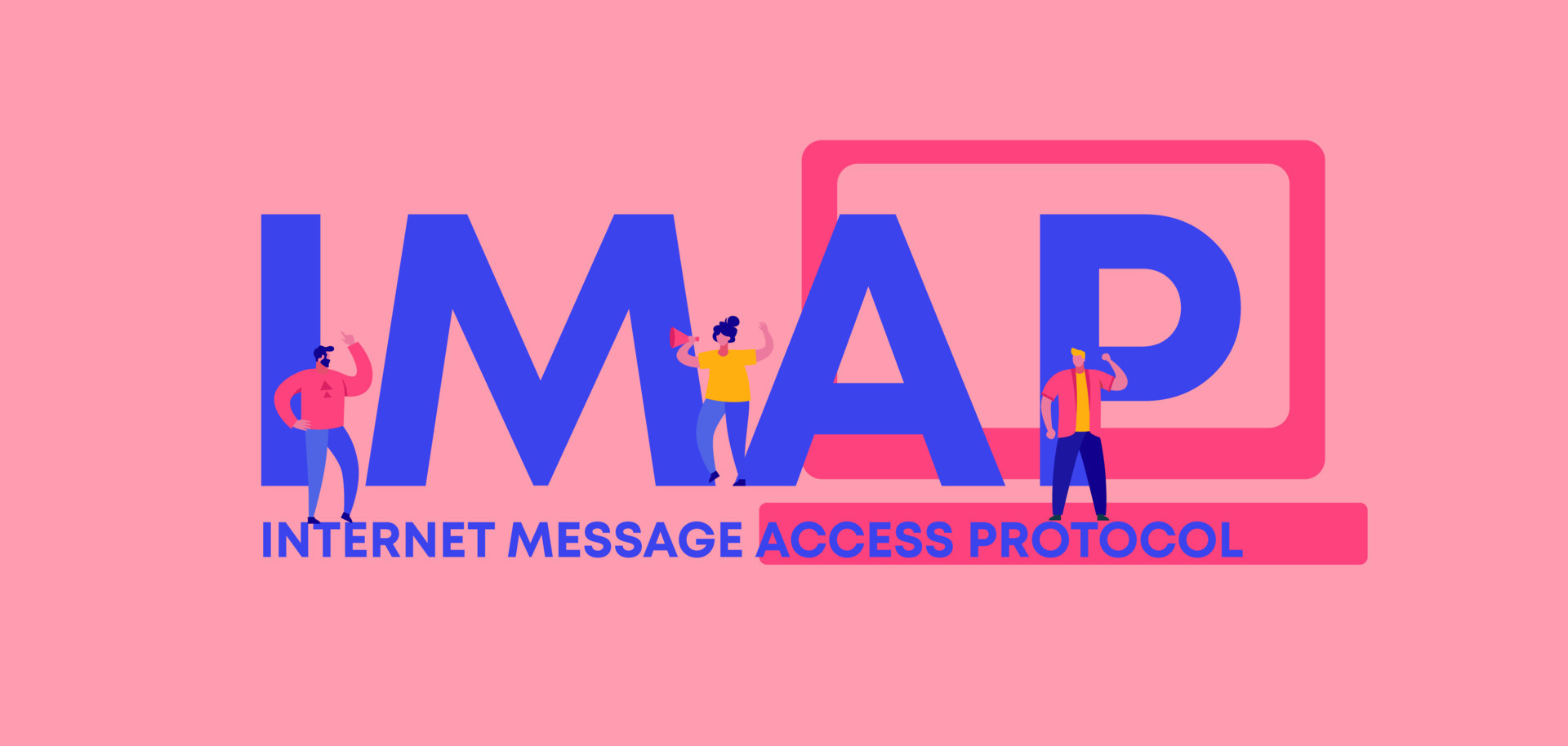 IMAP message access protocol.  software digital graphic