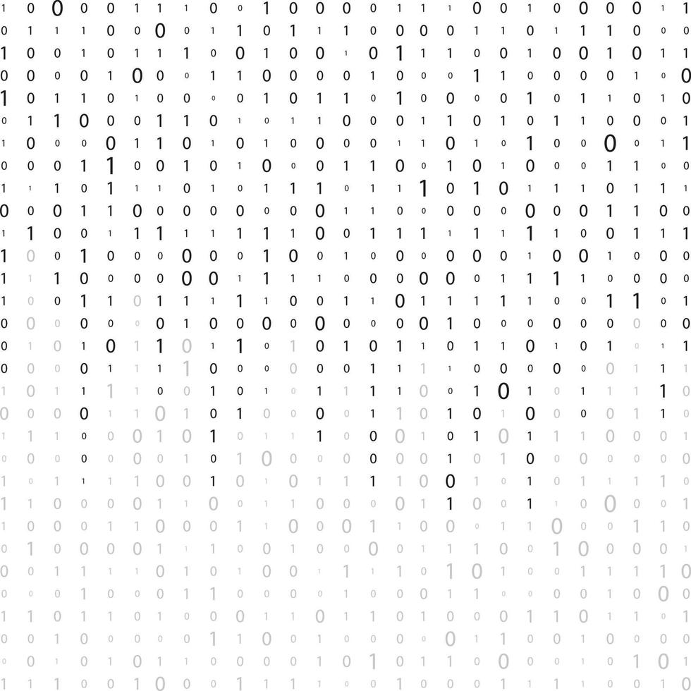 Matrix. Binary background. Matrix effect with falling numbers. Digital