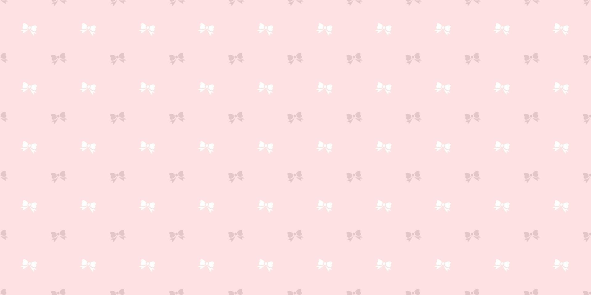 Pastel Pink Bow Wallpaper