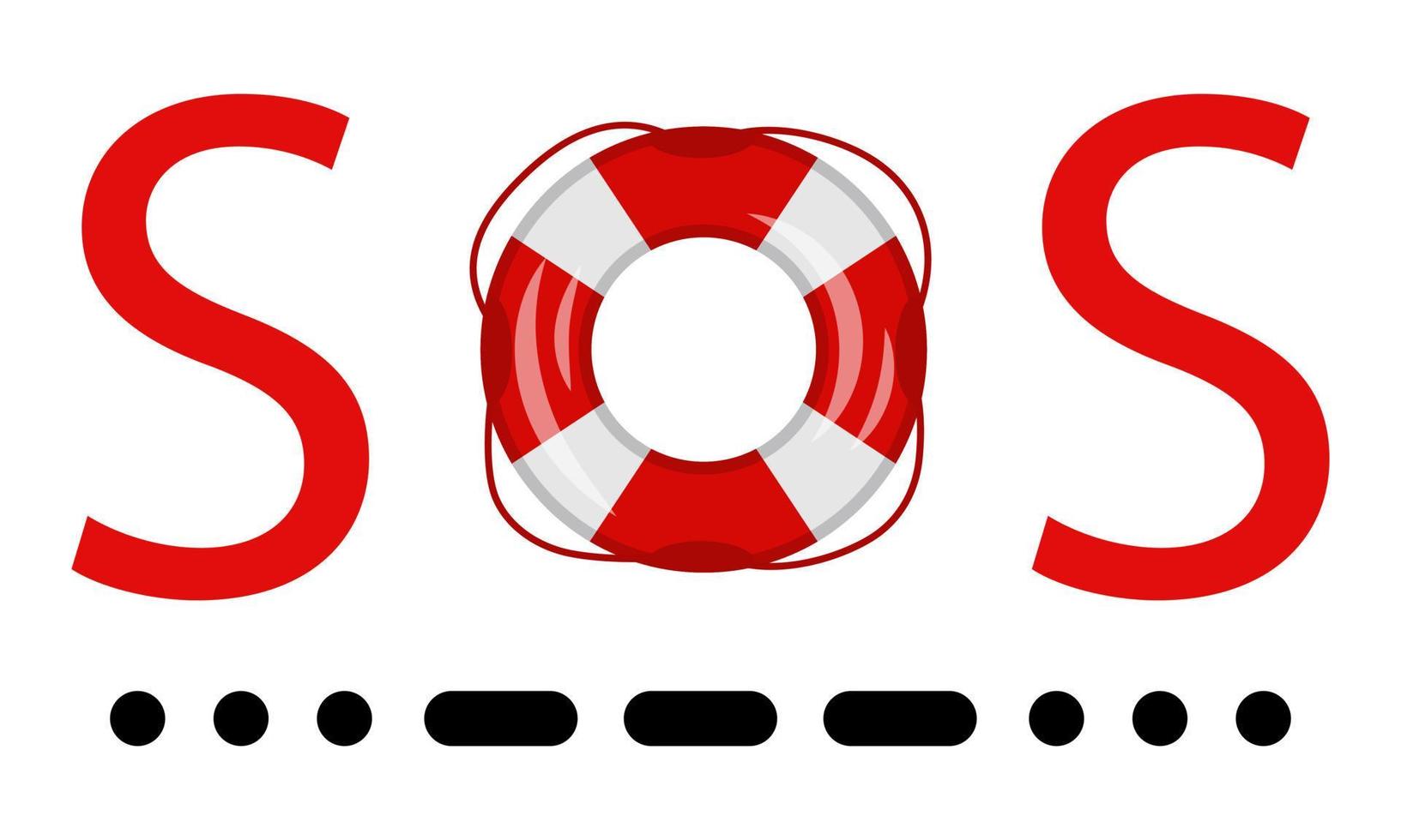 llamada de socorro. código Morse. 17793110 Vector en Vecteezy