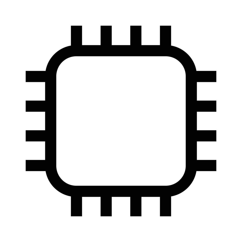 logotipo de vector de procesador de chip 18794765 Vector en Vecteezy