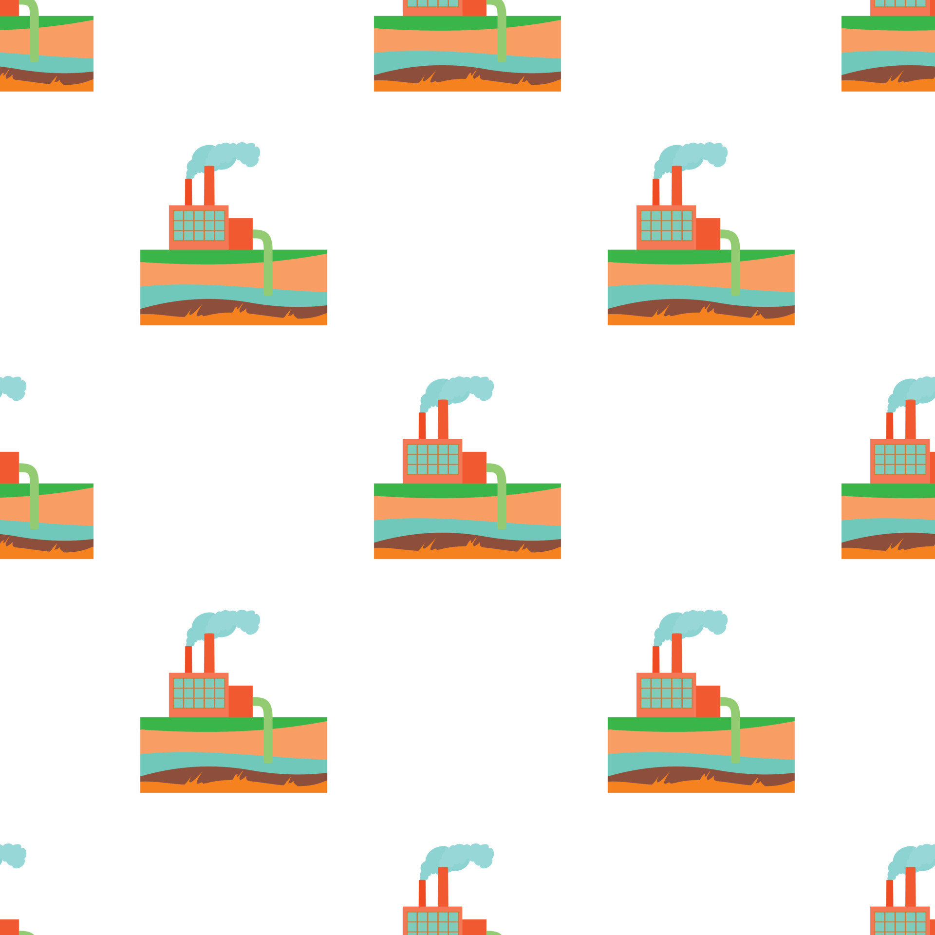 Processing plant pattern seamless vector 19196346 Vector Art at Vecteezy