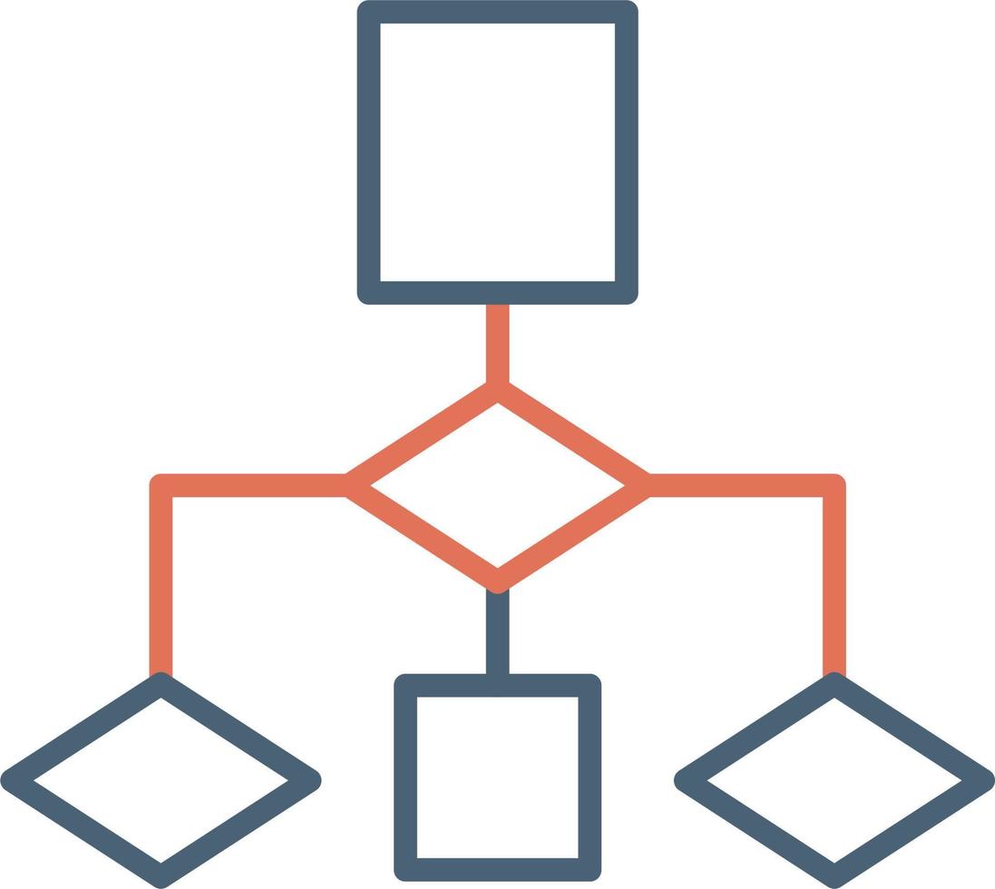 Flow Chart Vector Icon 20990897 Vector Art at Vecteezy