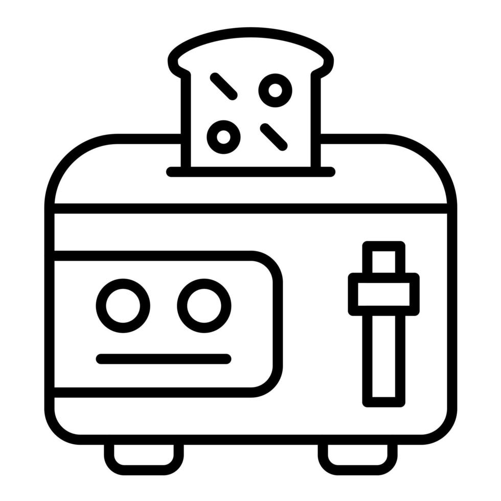 Toaster vector icon 21708382 Vector Art at Vecteezy