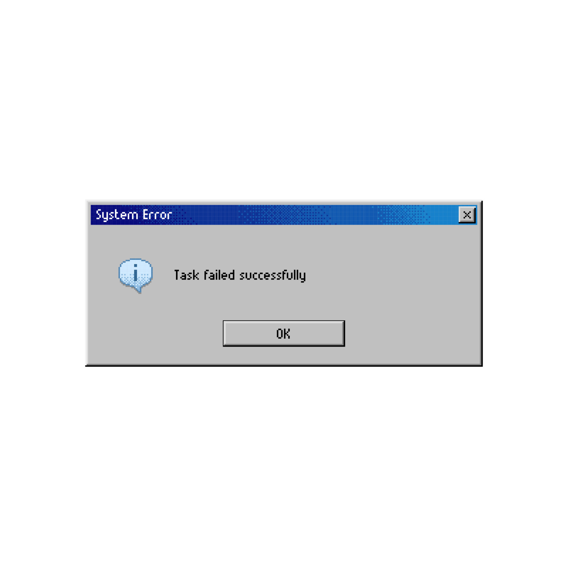 error mensaje ventana, ordenador personal sistema fallar error