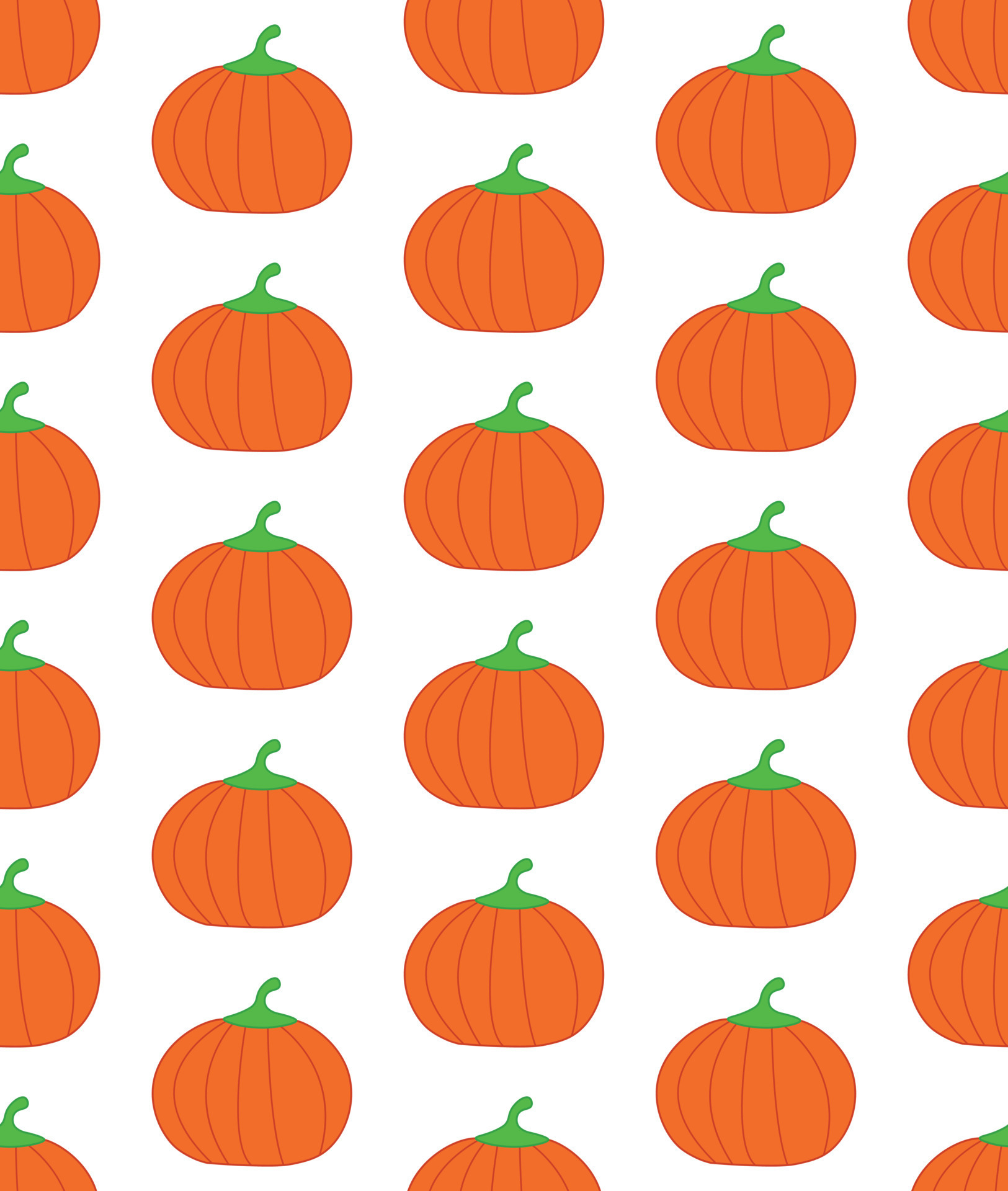 Pumpkin pattern vector illustration 22006121 Vector Art at Vecteezy