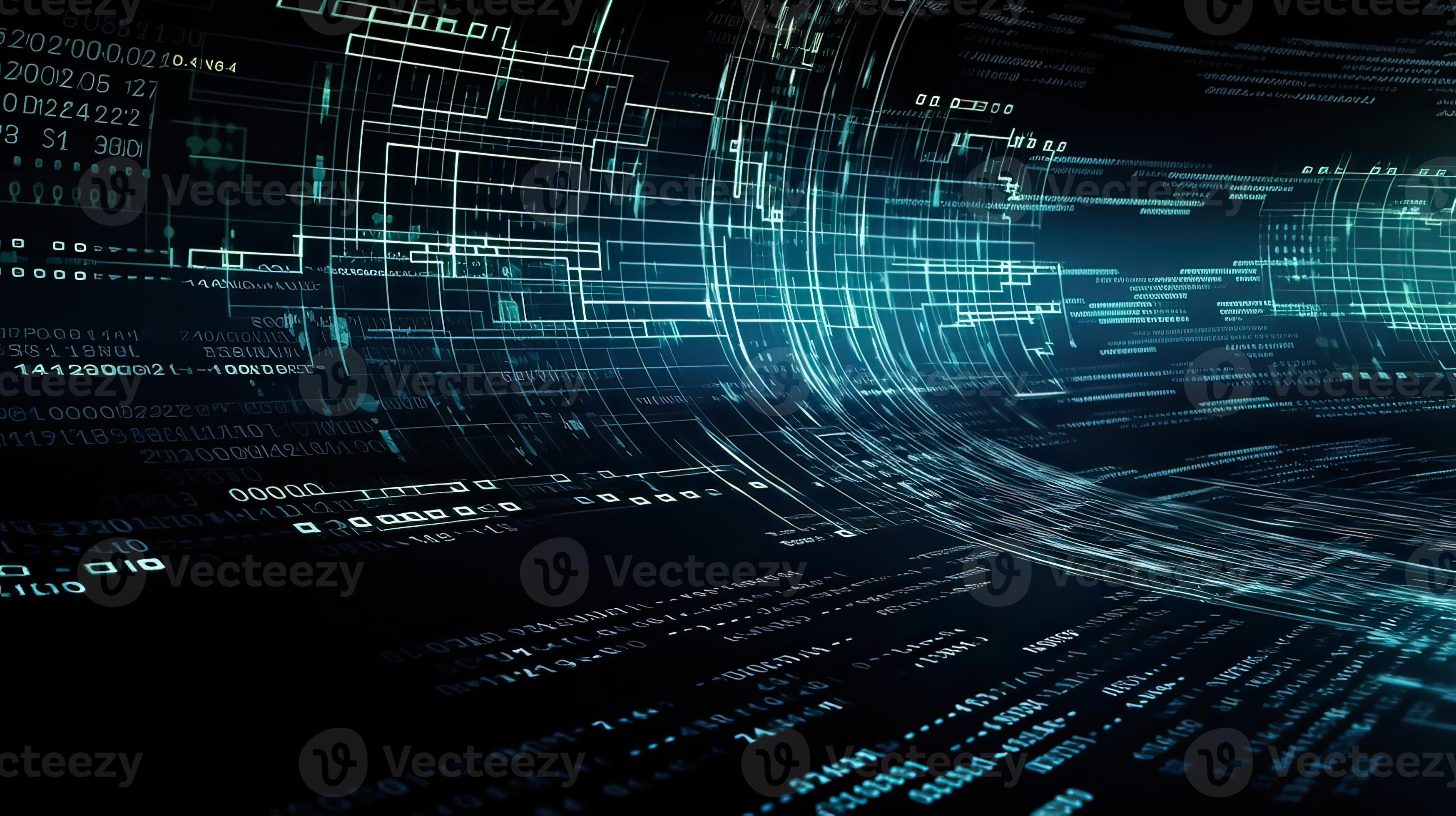 Programming code abstract technology background of software developer