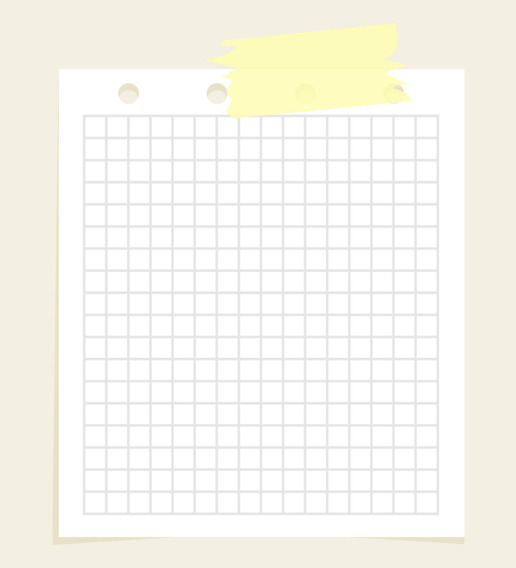 Notepad paper background, checkered sheet.Vector 22892708 Vector Art at
