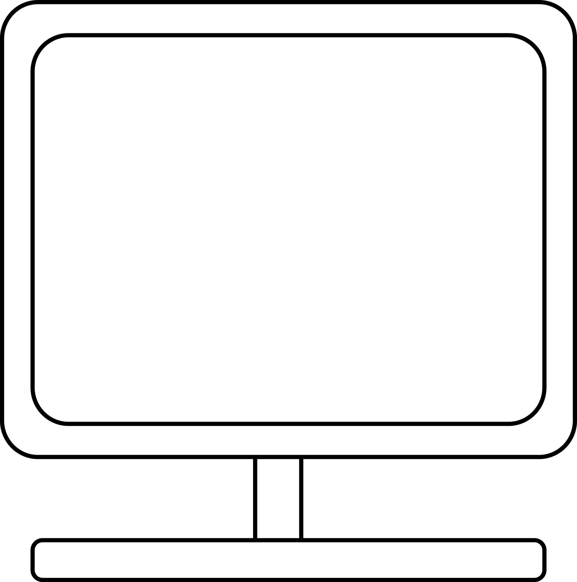 Computer screen in flat style. 24376044 Vector Art at Vecteezy