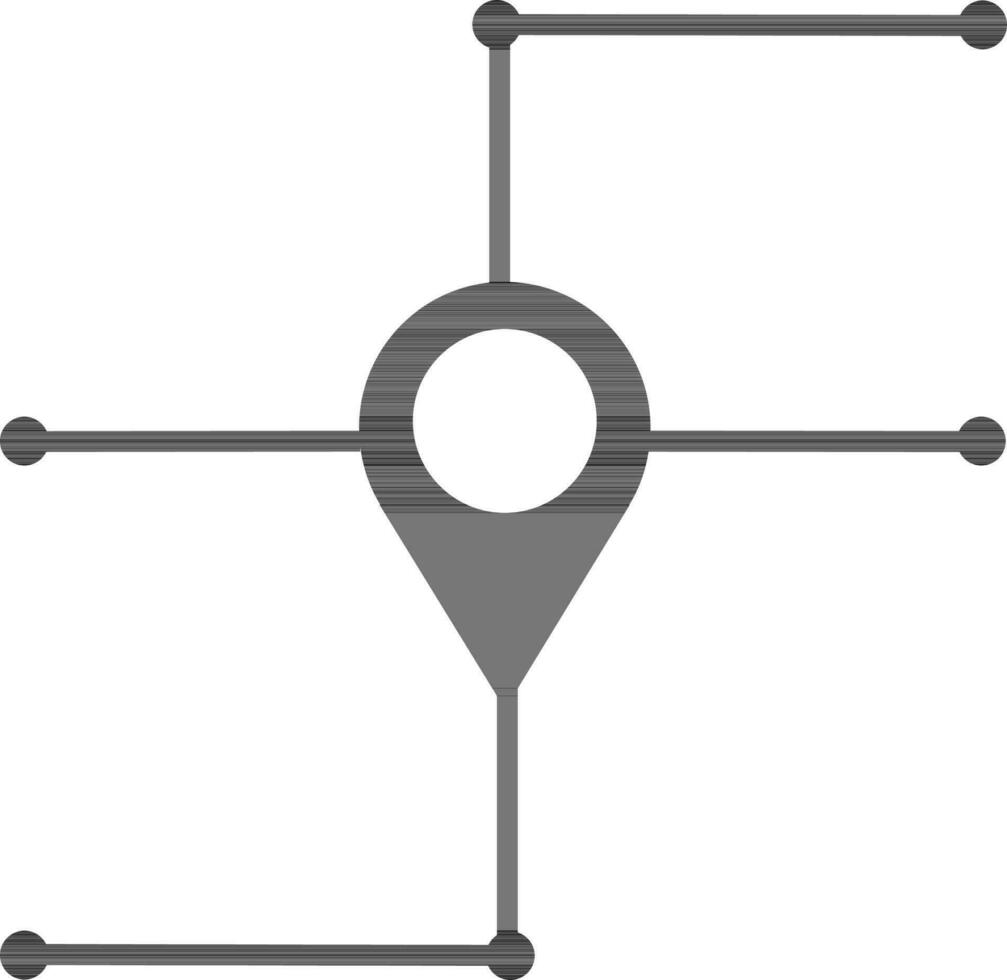 Map pointer directions icon. 24505280 Vector Art at Vecteezy