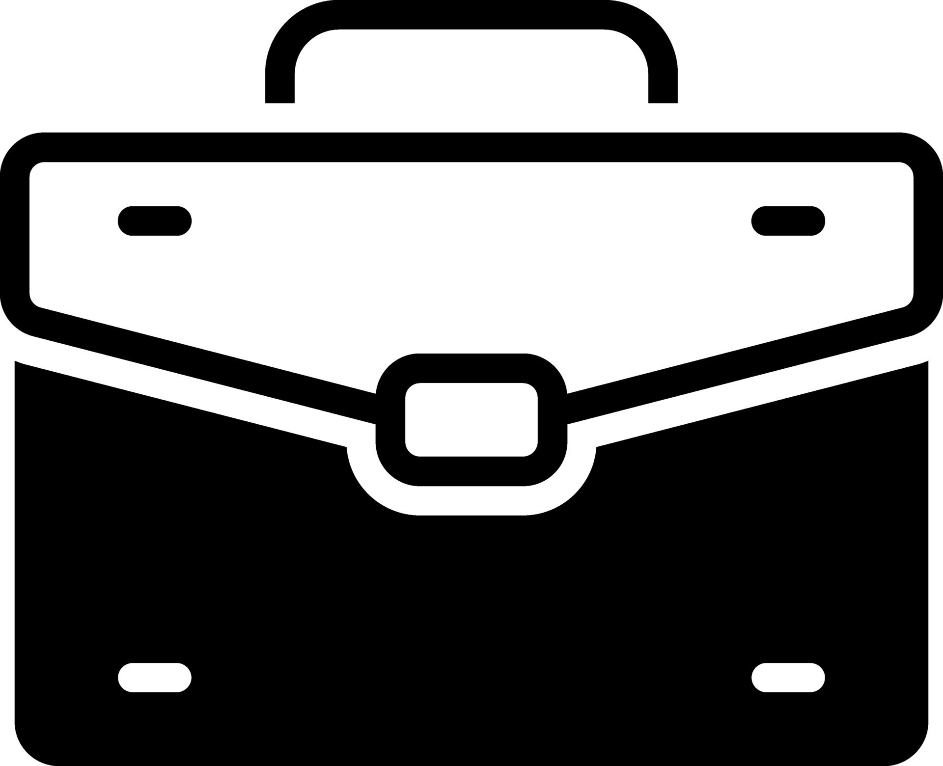 solid icon for briefcase 25849272 Vector Art at Vecteezy