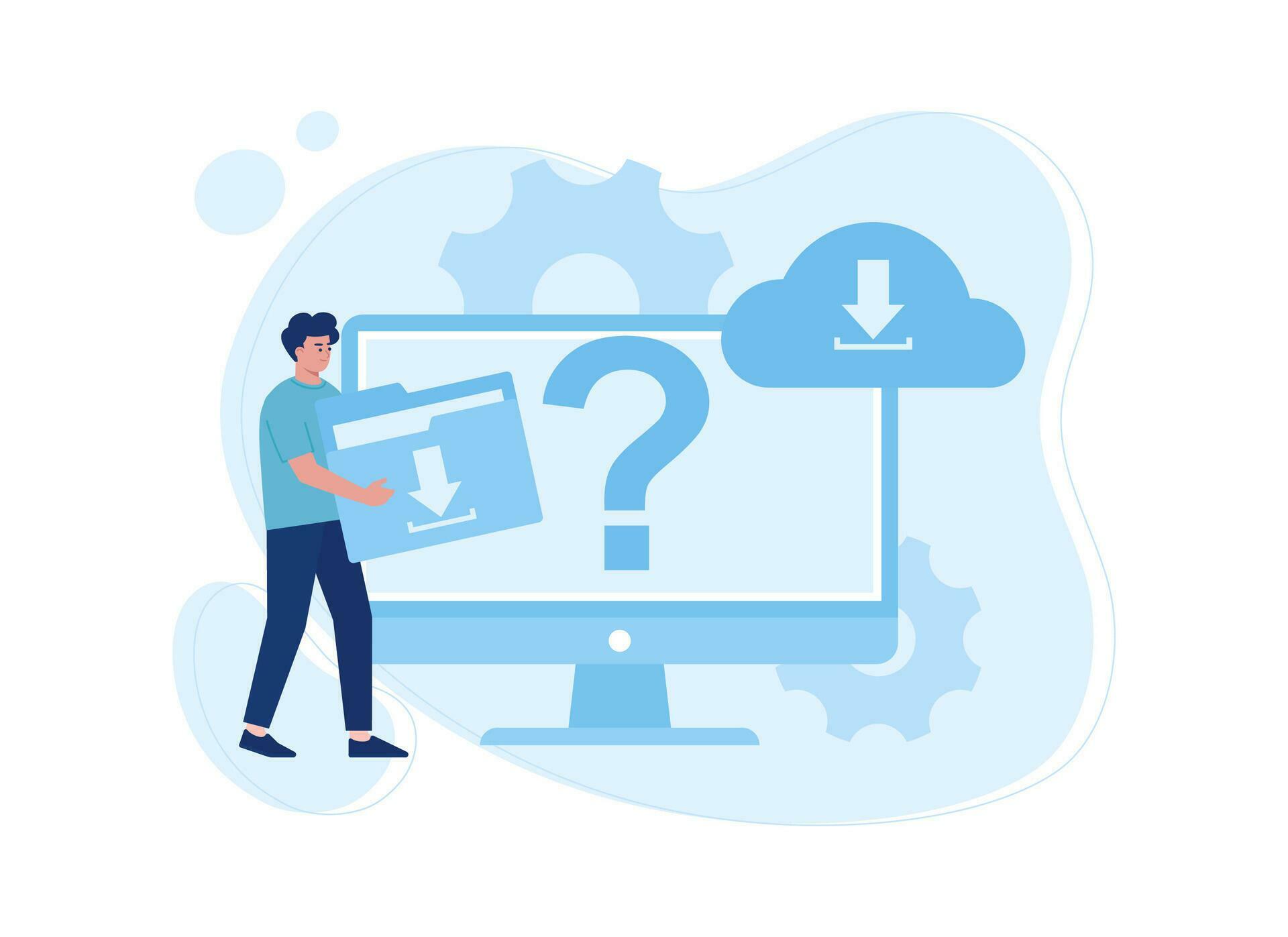 Data Entry Errors Concept Flat Illustration 26651743 Vector Art At Vecteezy