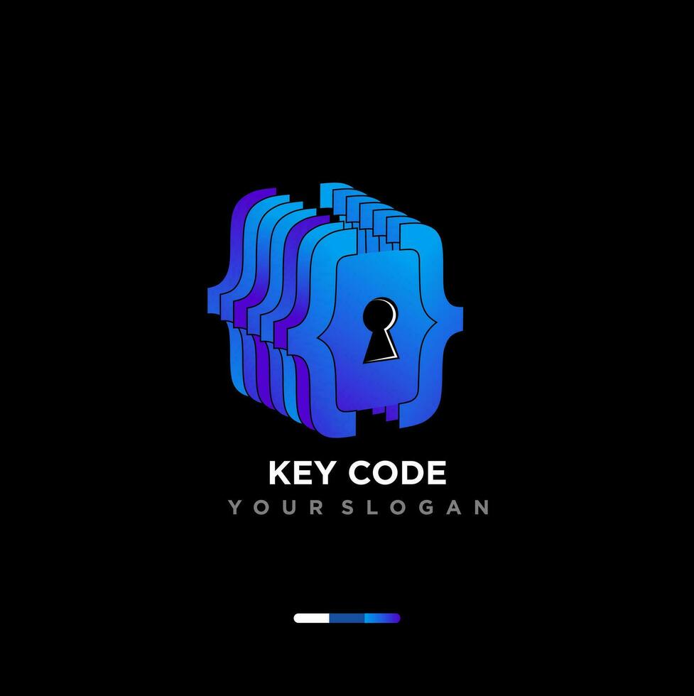 key code logo design 34796730 Vector Art at Vecteezy