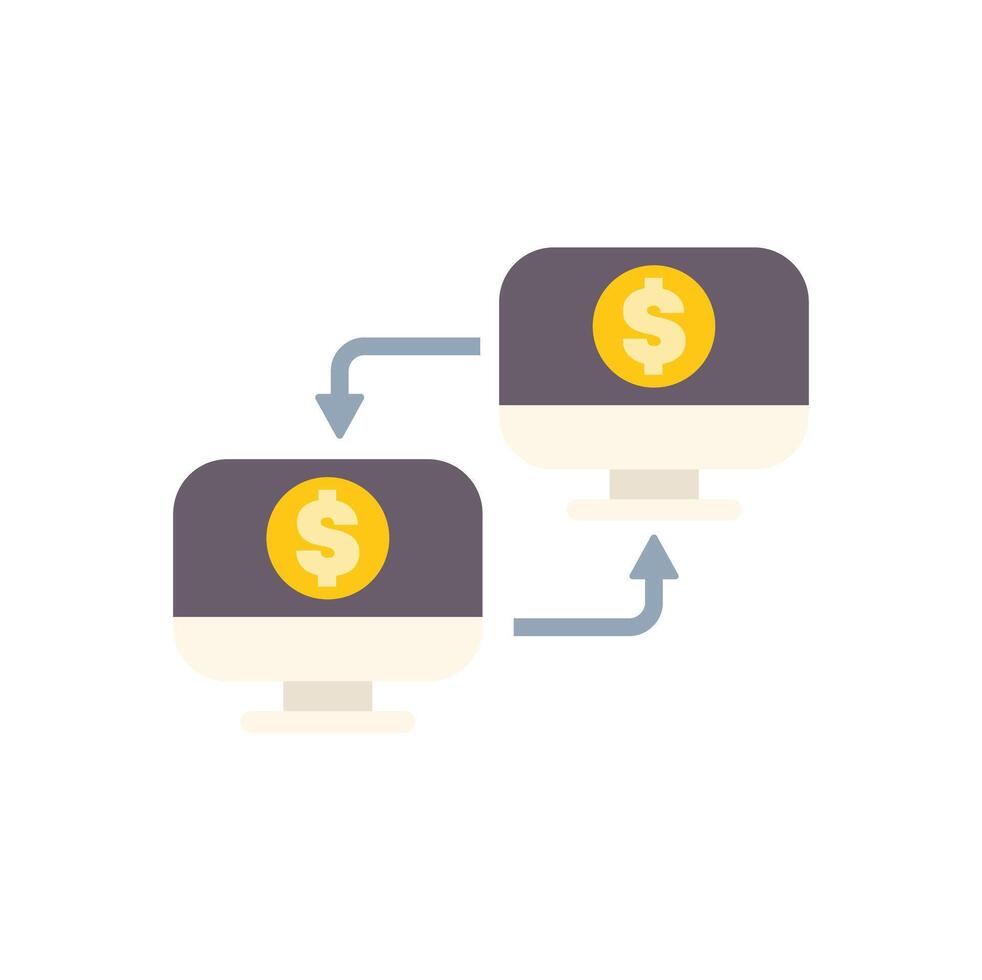 Money transferring between two computers using connection