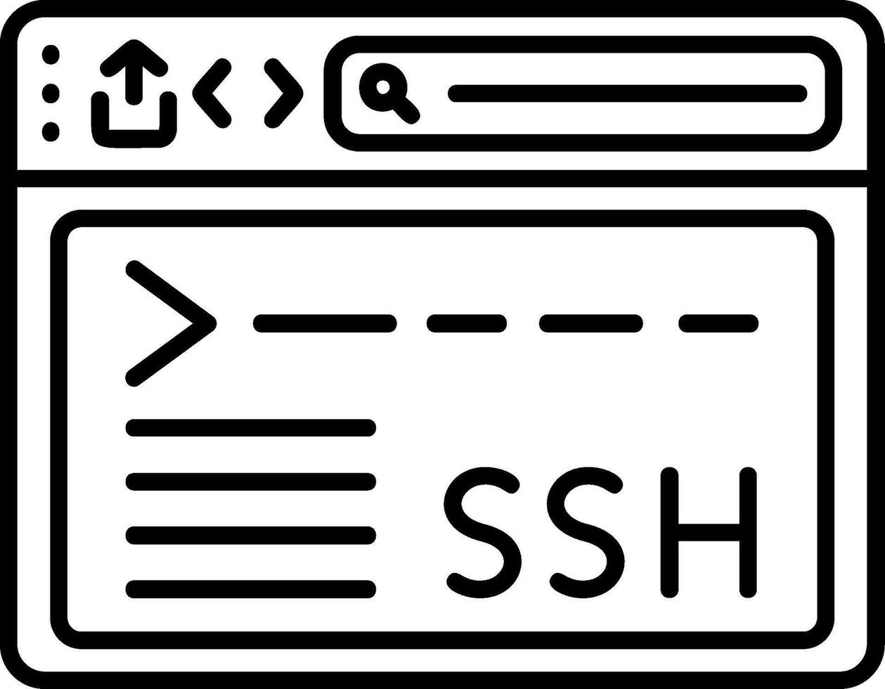 Ssh Secure Shell 71103336 Vector Art At Vecteezy
